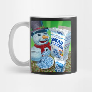 Snowman Eating Snowflakes Mug